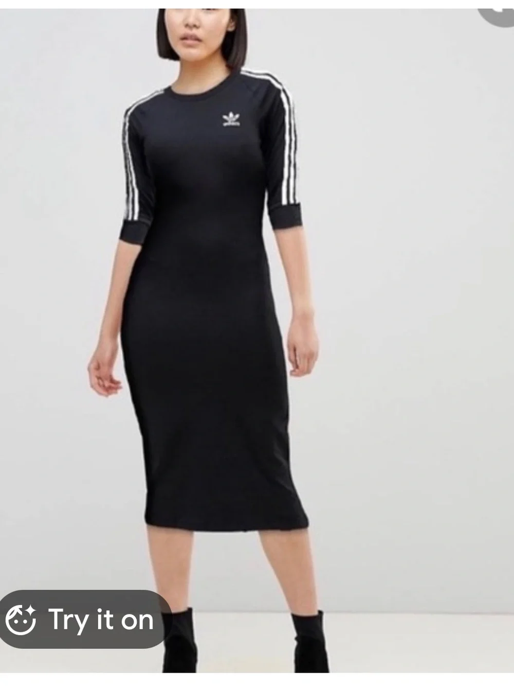 Adidas midi body con dress size M - Picture 1 of 5